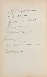 Caderno de desenho italiano: Notas, página 239, 1898-1899.