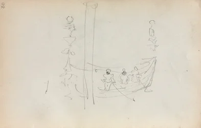 Sketchbook italiano: Barco Venetian página 30, 1898-1899.