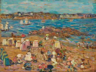 Estudo de Malo: A beira do mar, c.1907