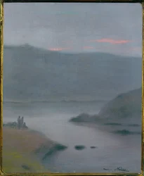 Paisagem (pintura sobre tela)
