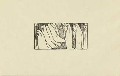 Ilustração para poema da colecção de poesia Sagesse de Paul Verlaine
Essaie de bois gravé pour Sagesse
L