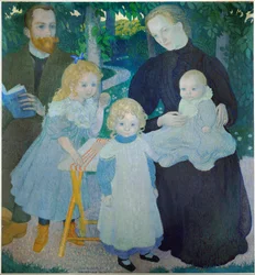 A família Mellerio (óleo sobre tela)