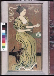 Madame Ranson e seu gato, c.1892