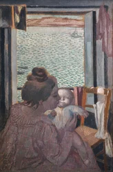 Maternidade à janela