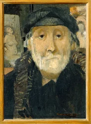 Retrato do pintor Degas (pintura sobre tela)