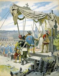 Os Mosqueteiros - em "Richelieu" de Maurice Leloir.