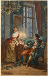 Molière e Madeleine Bejart (ilustração)