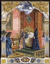 Apresentado pela sua governanta, Madame de Ventadour (Charlotte de la Mothe Houdancourt