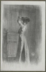 Mulher elegante, c. 1900.