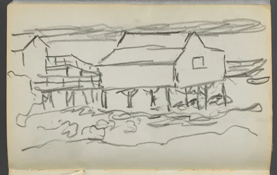Sketchbook, The Dells, N° 127, página 014: Casa numa doca