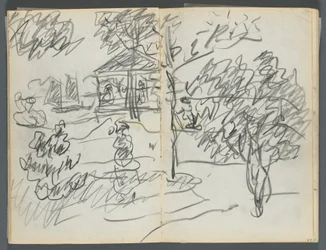 Sketchbook, The Dells, N° 127, páginas 066 e 67: Paisagem
