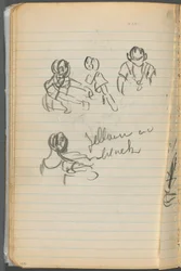 Sketchbook, página 100: Figuras com notas