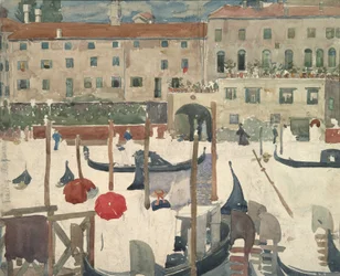 O Quai, Veneza (reto); Venetia Marina (verso)