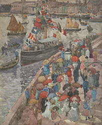 O cais, Veneza (recto); Venetia Marina (verso)