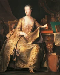Retrato de Marquise de Pompadour, c.1755 (pintura)