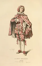 Fato para o papel de Gros - Rene, c.1868 (gravura)