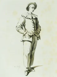 Pedrolino, de Maurice Sand (1823-1889)