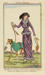 Prato 47 de "Costumes Parisiens" (trajes parisienses)
