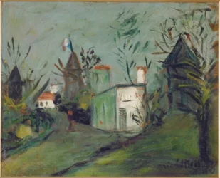 Vista de Montmartre em 14 de julho