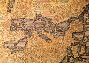 Mapa do Mar Mediterrâneo