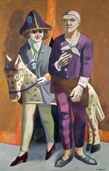 Retrato duplo, Carnaval (Max Beckmann e Quappi)