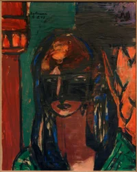 Mulher com máscara