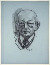 Retrato de Georg Swarzenski