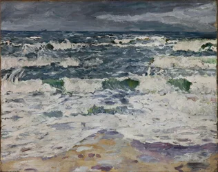 Paisagem marítima, c.1907 (óleo sobre tela)