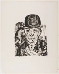 Autorretrato com chapéu-coco