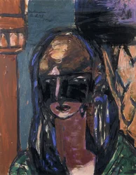 Mulher com Máscara; Frau mit Maske