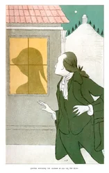 Goethe observa a sombra de Lili no estore, 1904