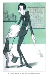 O senhor W. B. Yeats apresenta o senhor George Moore à Rainha das Fadas, 1904