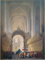 O interior da Frauenkirche de Munique