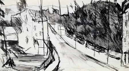 Rua dos subúrbios, c1900-1944