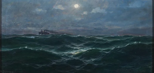 Alemão: Steamship on the high seas