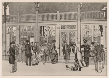 Uma luva: o local, 1880.