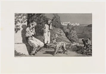 Píramo e Tisbe II (Salvamentos de vítimas ovidianas, opus II, folha 3)