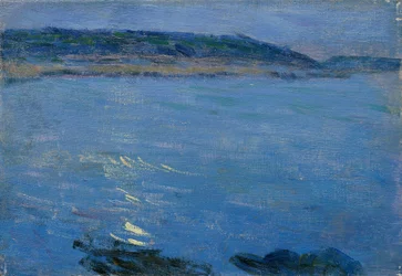 Seascape azul ao luar