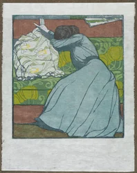 A Almofada (Martha Kurzweil sentada num divã)