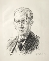 Pasta Arno Holz: Retrato de Arno Holz