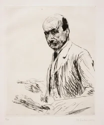 Autorretrato com paleta