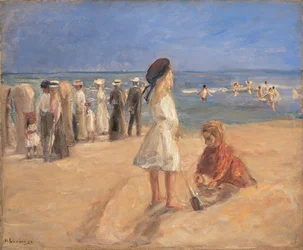 Vida na praia, 1916.