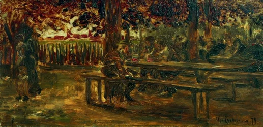 Jardim da cerveja em Etzenhausen