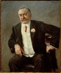 Retrato do Conselheiro Privado Industrial Friedrich Carl Duisberg, sentado