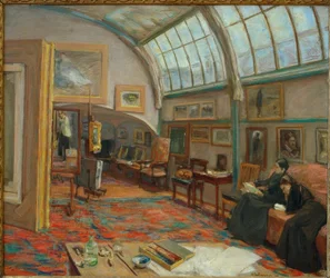 O ateliê do artista