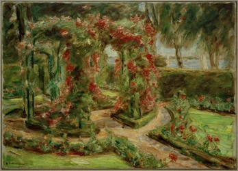 O jardim de rosas em Wannsee