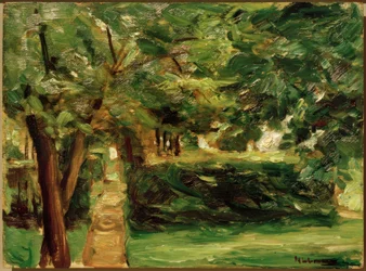 Os jardins de cobertura em Wannsee, a leste