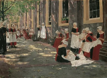 Tempo livre no orfanato de Amesterdão