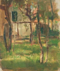 Casa com jardim