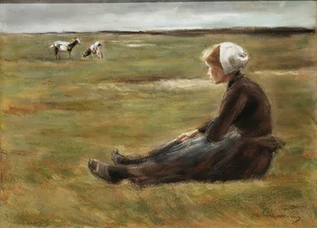 No campo, c1890.